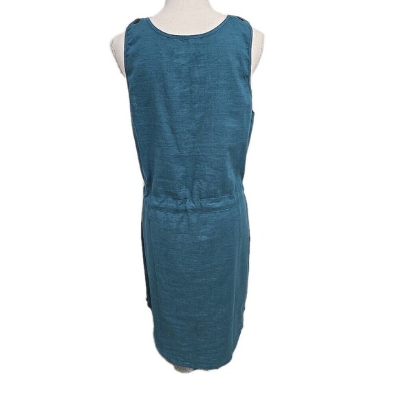 United By Blue Hemp Organic Cotton Sleeveless Cinched Waist Dress Women’s Sz XL - Picture 4 of 9
